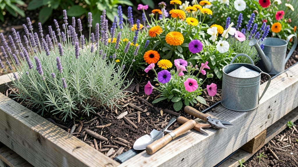 Raised Flower Beds with Pallets: Space-Saving Designs for Small Gardens