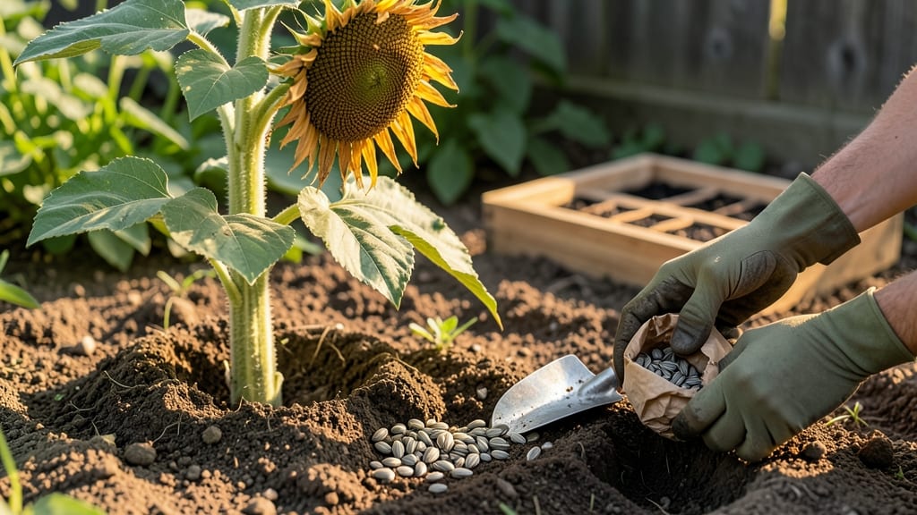 Planting Sunflower Seeds Outdoors: Ideal Depth and Spacing for Towering Growth