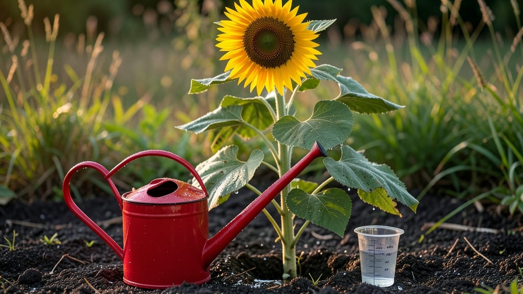 How Much Water Do Sunflowers Need Per Day: Daily Routine for Towering Growth Without Waste