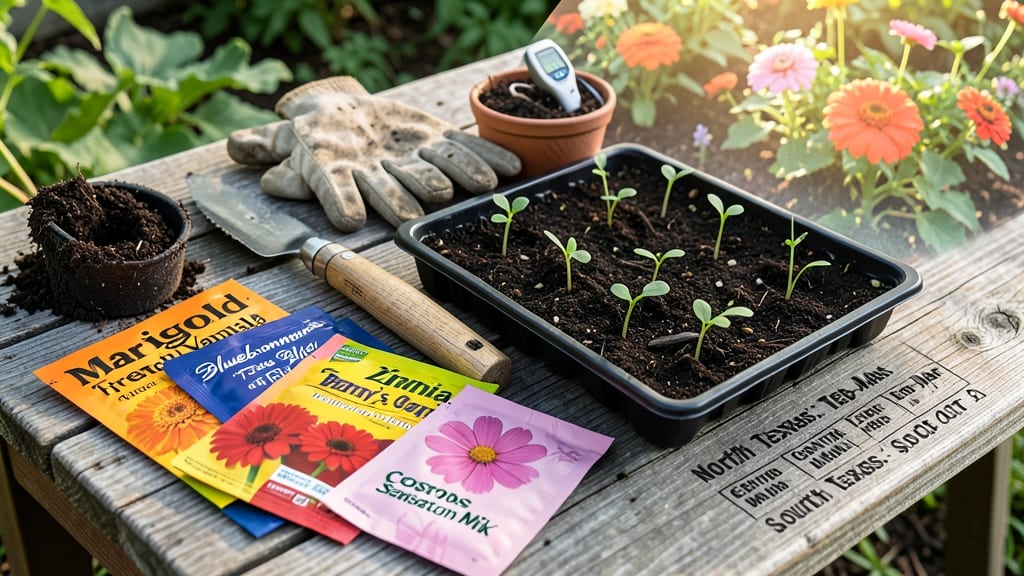 When to Plant Flower Seeds in Texas: Heat-Tolerant Varieties & Frost-Free Timelines