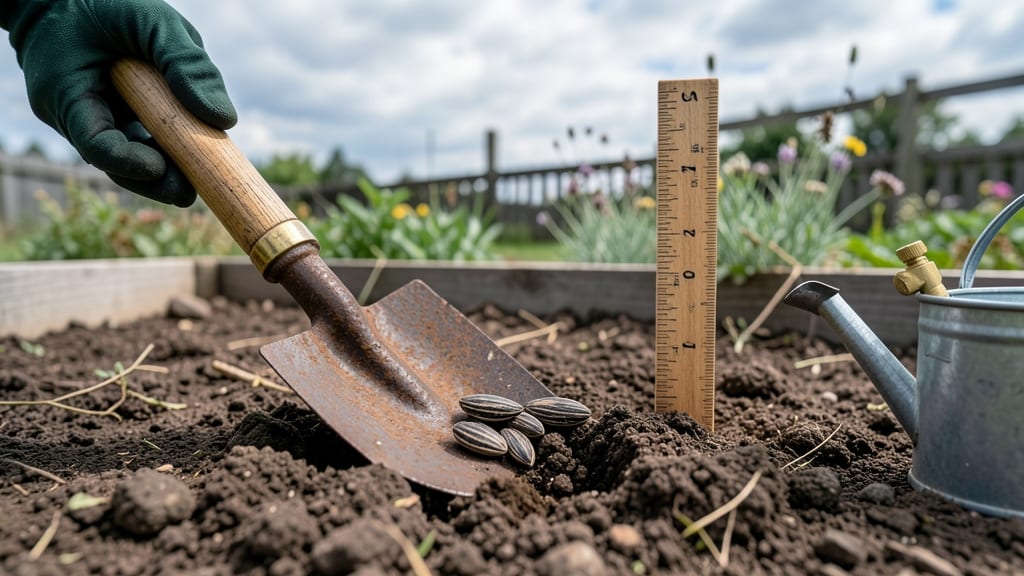 Planting Depth for Sunflower Seeds: Exact Measurements for Strong Starts