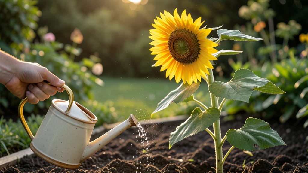 Water for Sunflowers: Deep Soak Secrets for Towering Growth