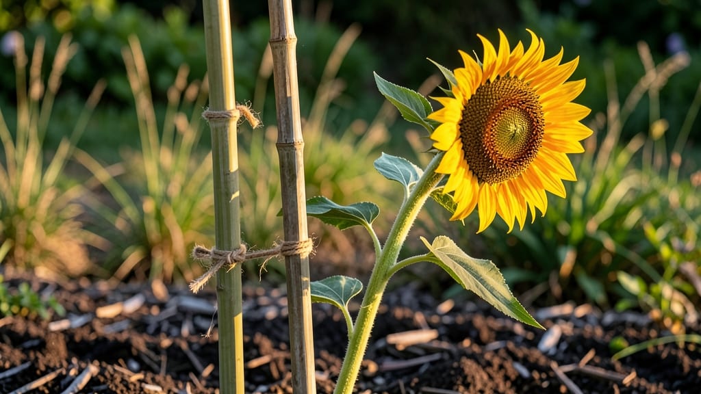 Do Sunflowers Need to Be Staked: Tall Variety Support Secrets for Wind Resistance
