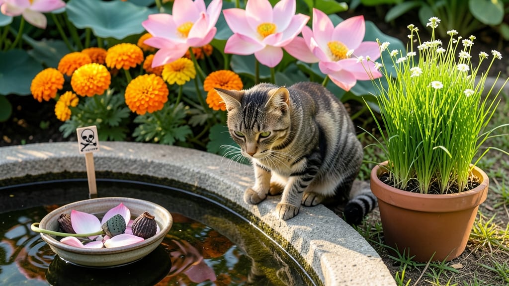Are Lotus Flowers Poisonous to Cats: Safe Alternatives for Pet-Friendly Gardens