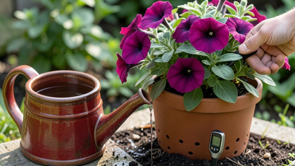 How Often to Water Flowers in Pots: Soil-Moisture Test & Seasonal Schedule