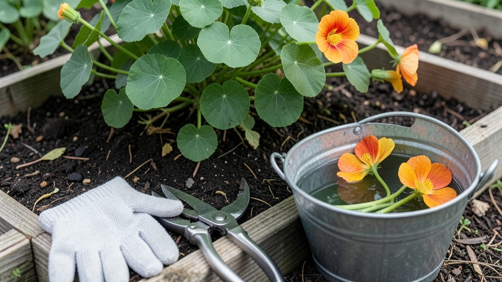 How to Harvest Nasturtium Flowers: Perfect Timing for Edible Blooms & Seed Pods