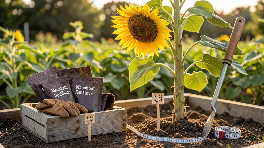 Mammoth Sunflower Spacing: How Far Apart for Stunning Towering Blooms